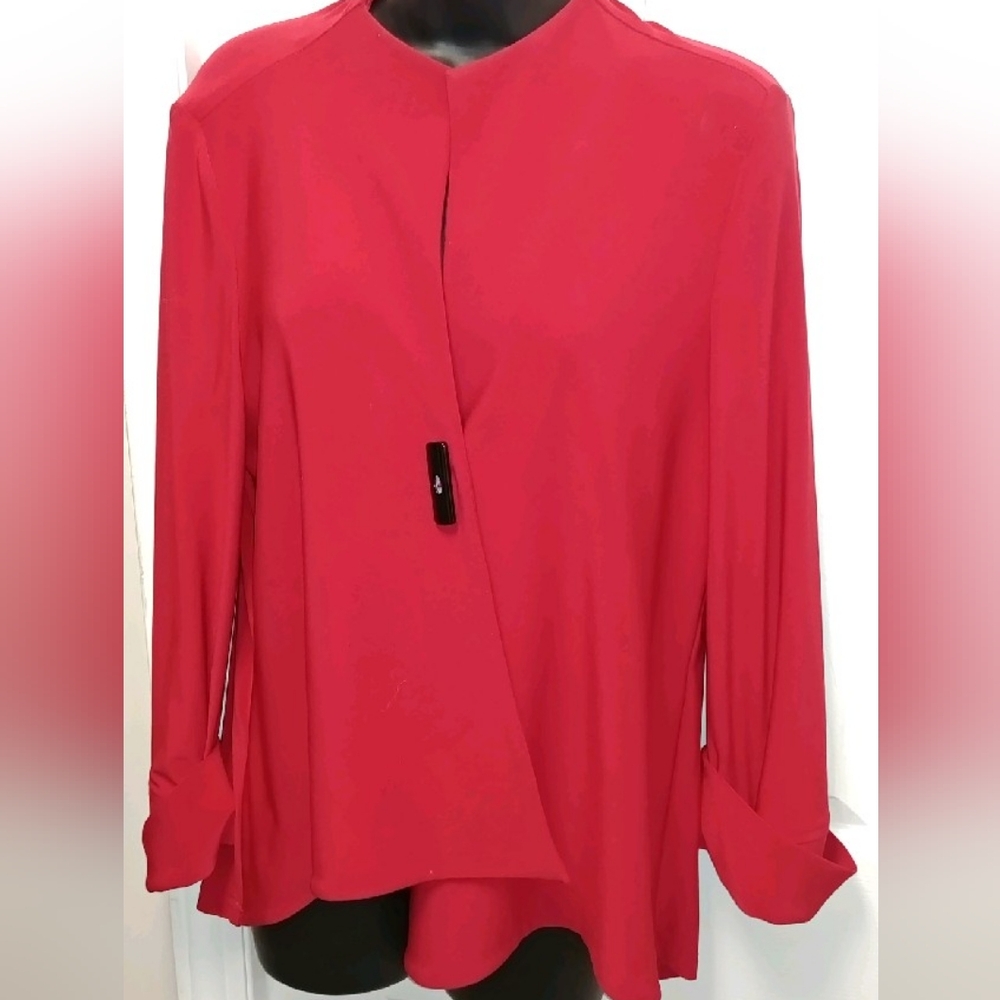 Joseph Ribkoff red jacket - Picture 2 of 6